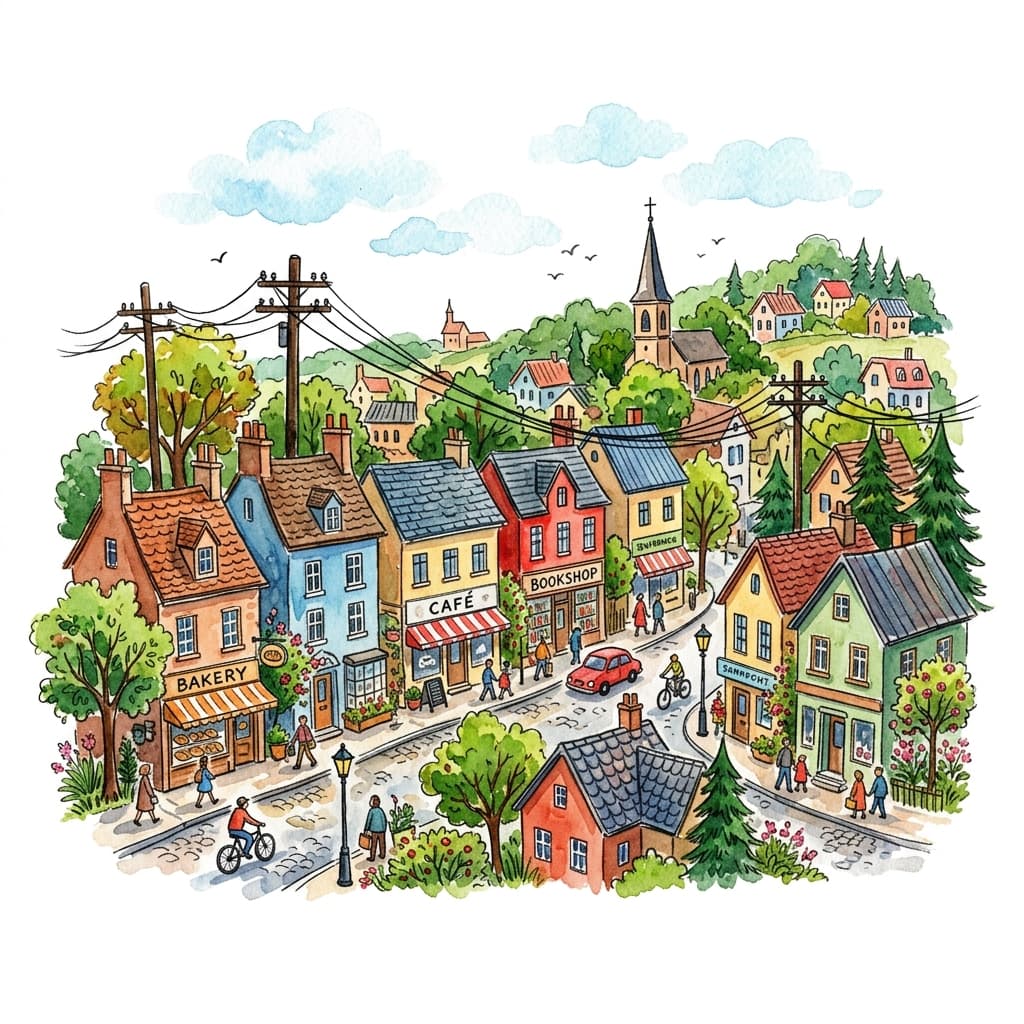 Town Skyline